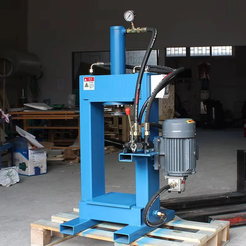20 Ton Automatic H-Type Frame Gantry Hydraulic Press Small Workshop Bearing Motor Pump With Programmable Controller For