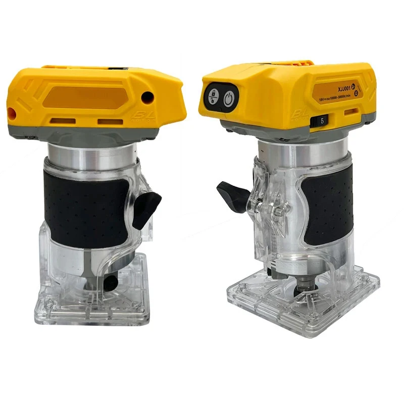 Dewalt Borstelloze 33000 RPM Elektrische Trimmer Draadloze Houtbewerking Trimmachine Hout Router Frezen Graveren Steken Machine