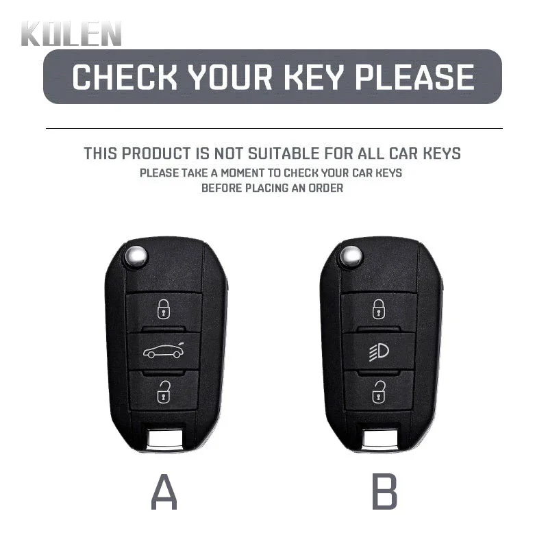 New TPU Car Flip Key Case Cover Shell For Peugeot 208 3008 308 508 408 2008 307 4008 For Citroen C4 C3 C6 CACTUS C8 Accessories
