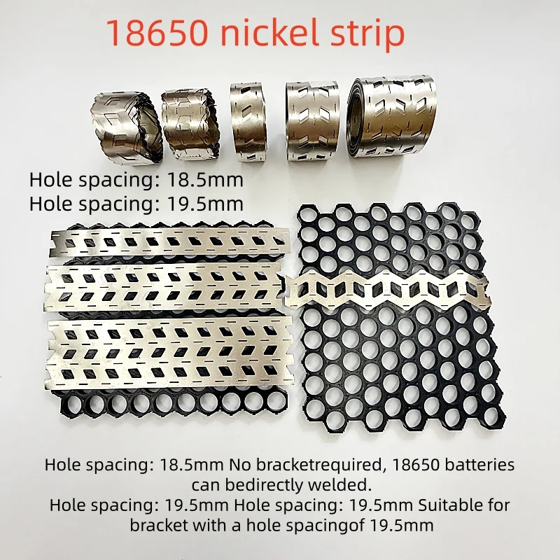 5Meters 2P 3P 4P  Nickel Strip W Type Nickel Sheet Misplaced Nickel Belt Spot Welder Machine For Welding 18650 Lithium Battery