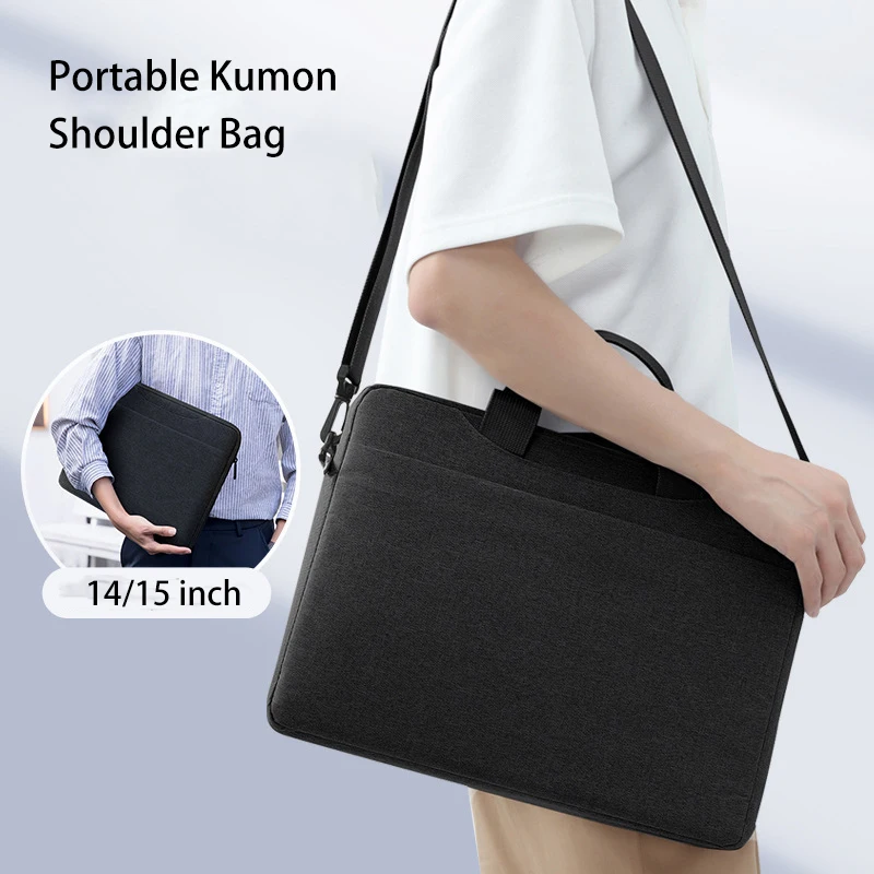 

Laptop Case Shoulder Bags 14 15 inch Notebook Case Portable Carrying Case Business Laptop Briefcase for Macbook for Xiaomi