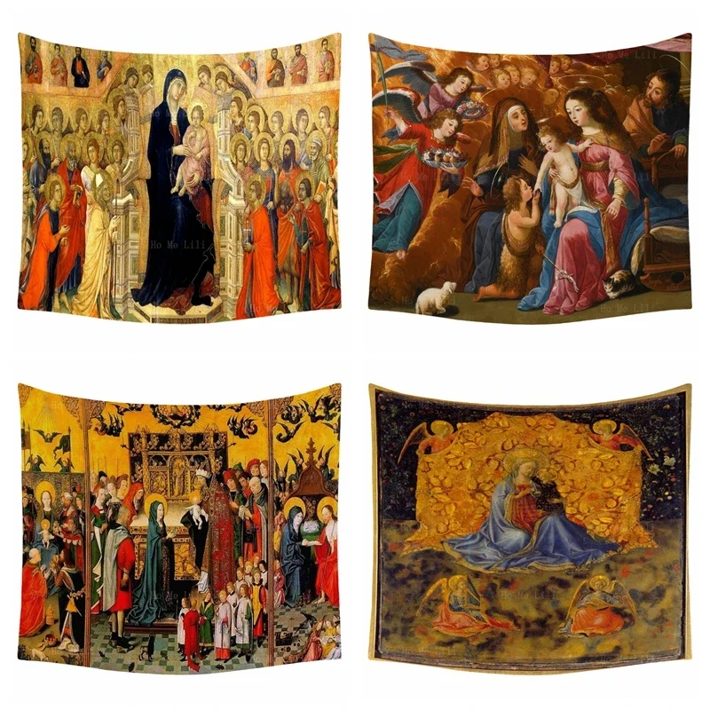 Art classique de la Renaissance avec la subvention du GiPossible, Saint No.I, Saint John, Seven Joile of Virgin, Tapisserie médiévale, Ho Me CAN i, Décoration murale
