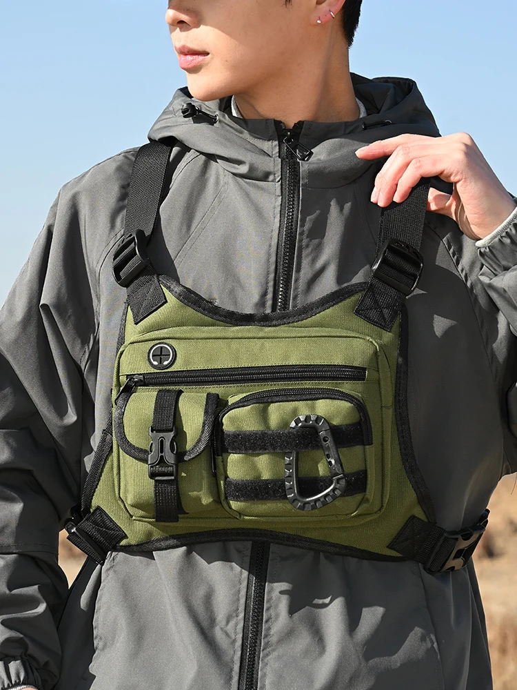 AliExpress unixinu Outdoor Chest Bag for Travel Cycling Running Sports Chest Pack Multi-Pocket Tactical Chest Bag for Outdoor Activities