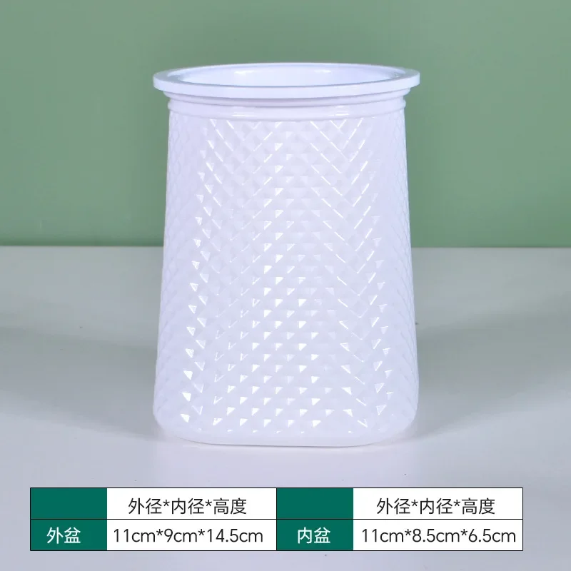 

Fanxing горшок с самополивным ленивым светом, роскошный креативный цветочный офисный пластиковый гидро горшок, оптовая продажа с фабрики