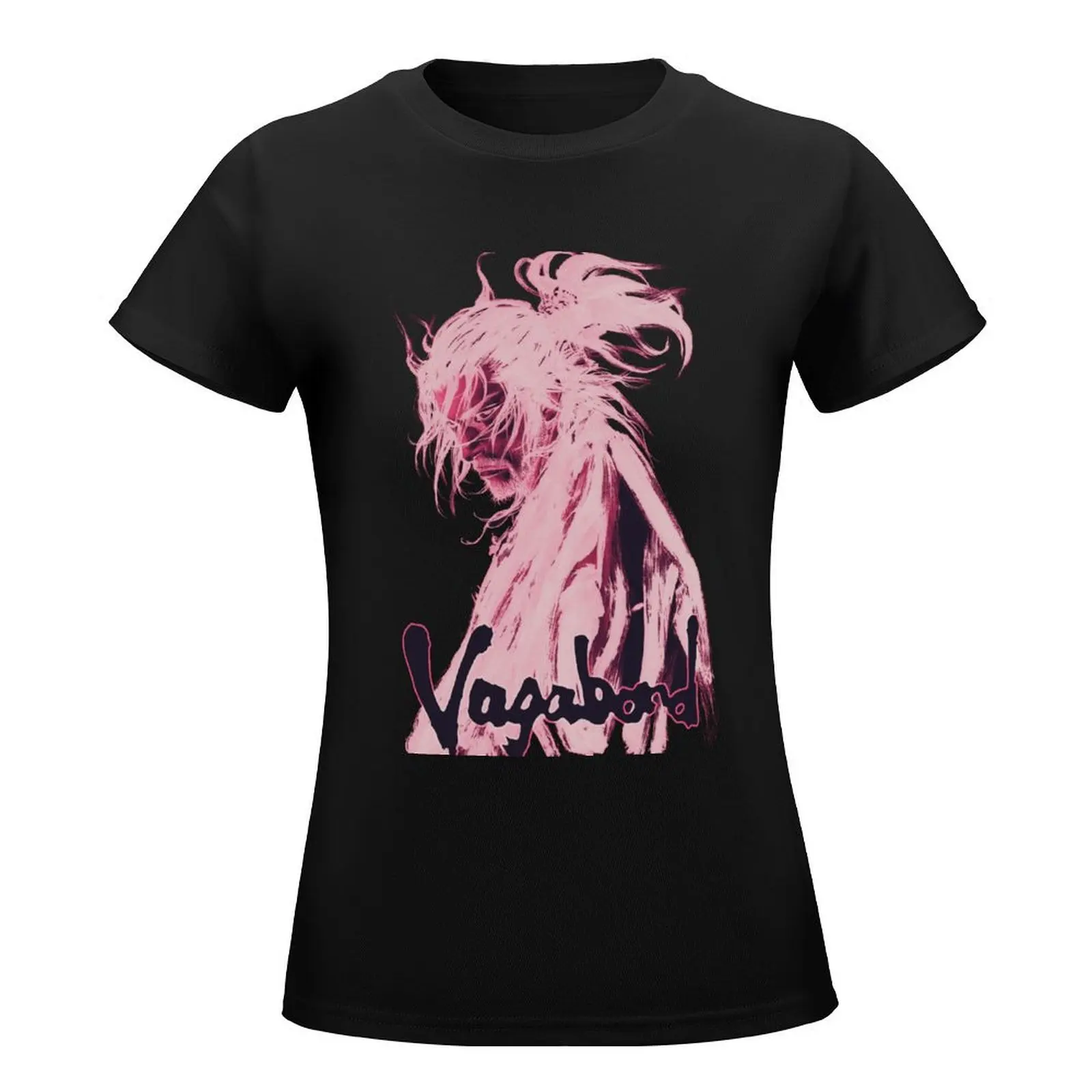 Neon Musashi Miyamoto Vagabond Classic Manga T-Shirt Blouse graphics Women's summer blouses 2024