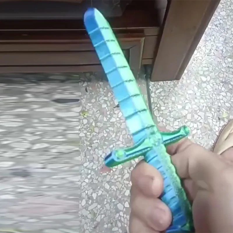 4 ألوان جديدة تشوه السيف سوط عازمة ومشوهة امتدت قفل السيف مرنة الأنشطة المشتركة الضغط لعبة مضحكة #3