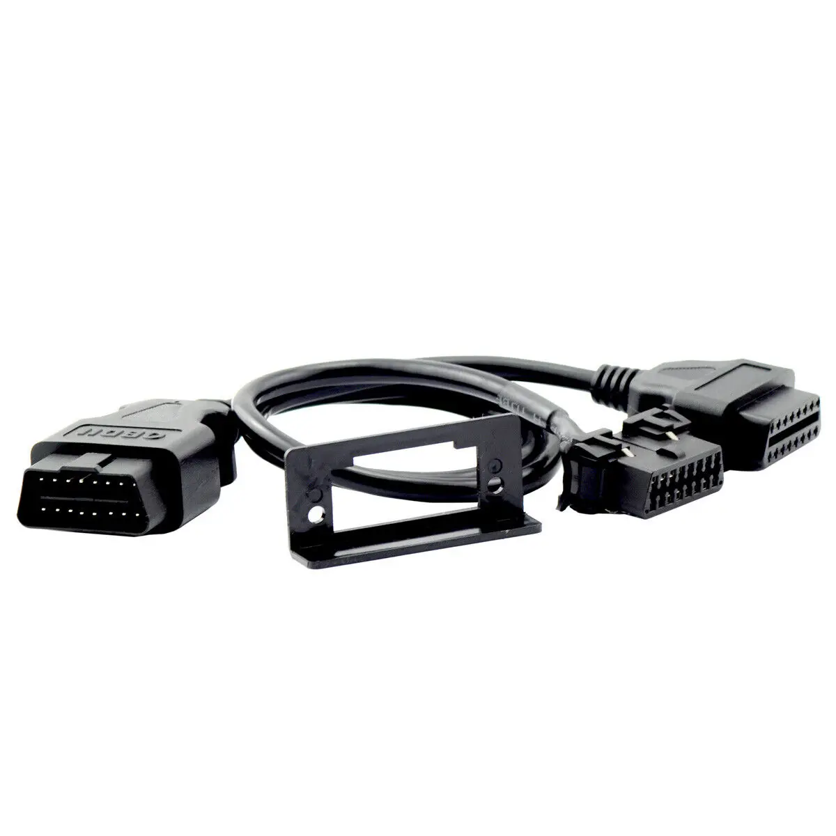 Underdash Mount OBD II Splitter Extension Y Cable J1962 for G-P-S Tracking Devices