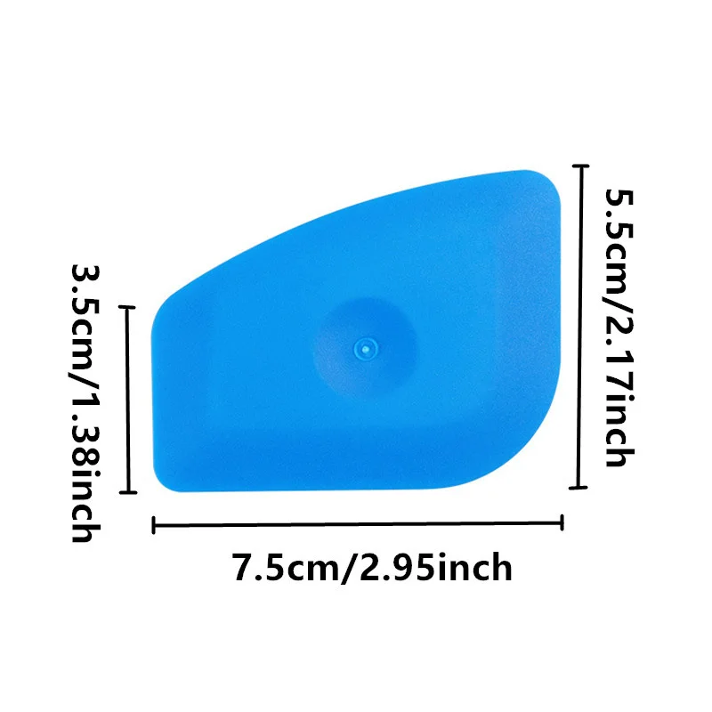 2/5Pcs Pink Blue Foil Squeegee Card Scraper Tint Car Vinyl Film Wrap Tools Label And Sticker Remover Car Styling Accessories