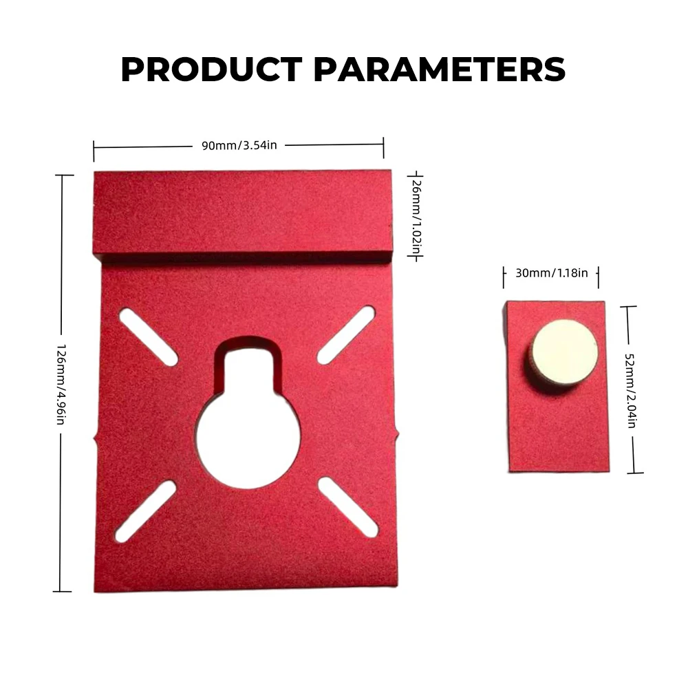 مجموعة واحدة من محول السكك الحديدية الدليلية، دعامة مساعدة من سبائك الألومنيوم بخط مستقيم مع محدد متوافق مع معظم أجهزة التوجيه #4