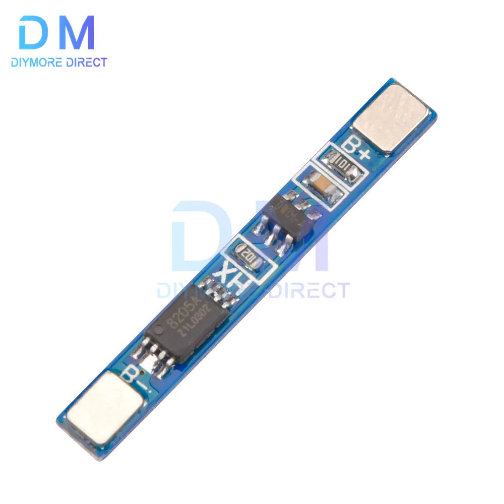 1S li-ion BMS PCM Battery Protection Board 2.5A PCM for 18650 Lithium Battery