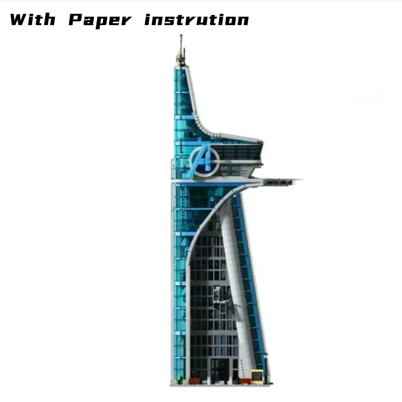 Futuristic Headquarters Tower Super Hero Skyscraper Model Christmas Toy Gifts Building Blocks Bricks 5201pcs for Family Decor image 3