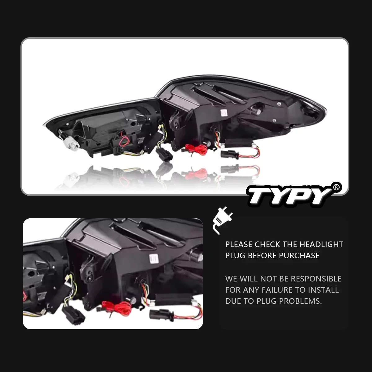 

TYPY Car For BMW X1 F48 LED Taillights 2016-2021 Upgrade Modified to New DRL Dynamic Turn Signal LED Taillight Auto Accessories