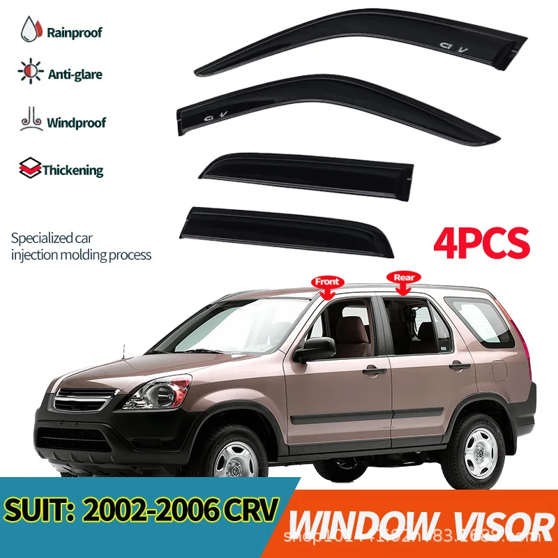 

Suitable for Honda CR-V 2002-2006 Window visors