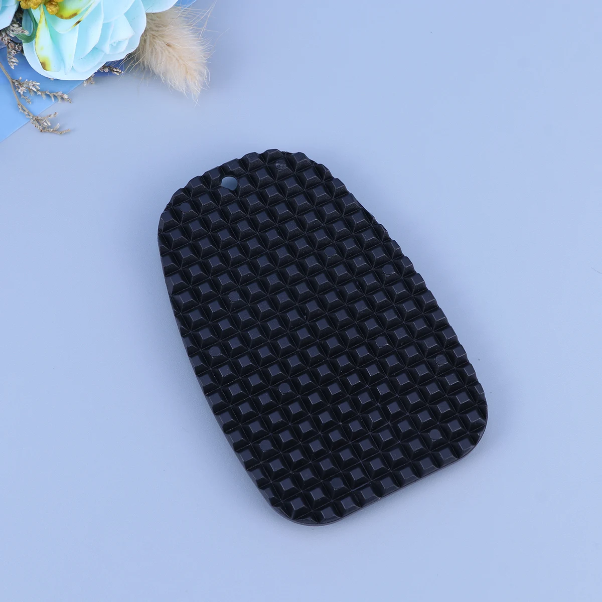 

Motorcycle Kickstand Pad Black Durable Rugged Motorbike Stand Support Plate Parking Accessory Garage Floor Protection For Grass