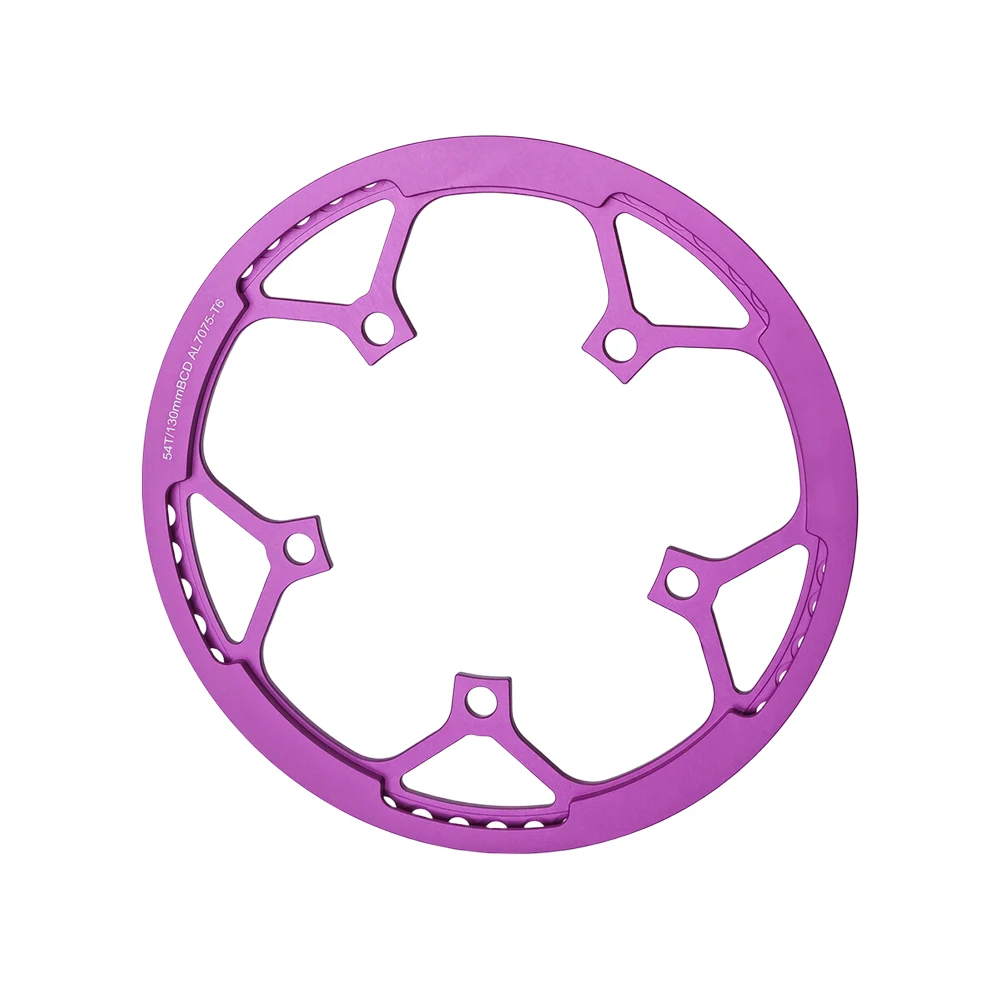 54T Folding Bike Chainring 130BCD Single Chainring 12 Speed With Chain Guard Aluminium Alloy Bicycle Parts view 5