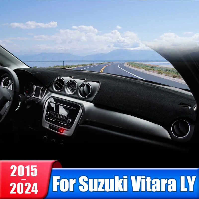 

Car Dashboard Sun Shade Mat Cover Pad For Suzuki Vitara LY 2015 2016 2017 2018 2019 2020 2021 2022 2023 2024 Accessories
