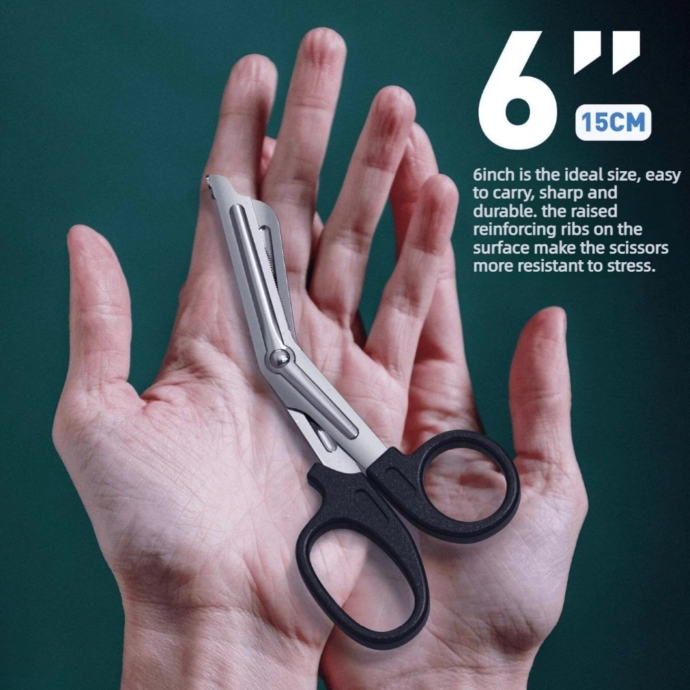

1Pc Trauma Shears Rescue Medical Emergency Scissors First Aid Kit IFAK Outdoor Survival Gauze Cutter Bandage Home Tool