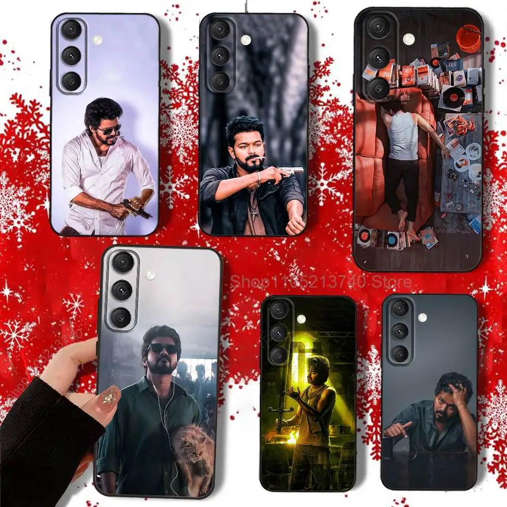 

T-Thalapathy Vijay-es Singer Phone Case For Samsung S22,S24,S25,S23,S20,S30,S21,Ultra,Plus,5G,Fe,Lite shockproof durable Cover