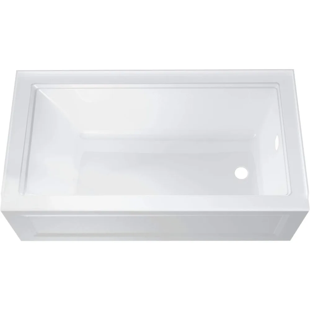 

60x32 Bathtub, Right Drain, White - Stylish & Functional for Your Bathroom