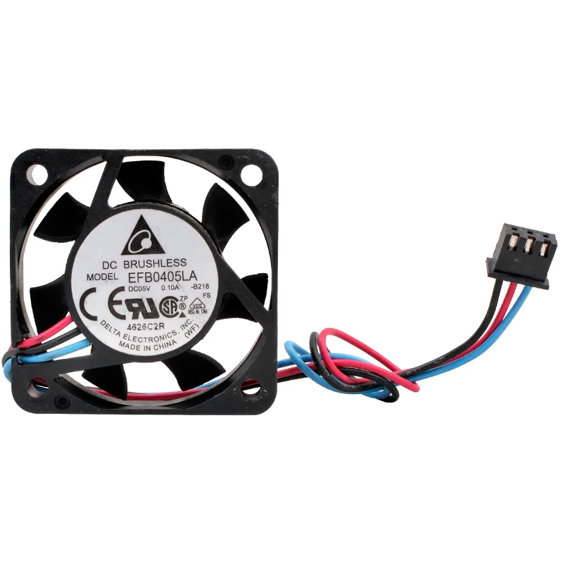 EFB0405LA 4CM 40mm fan 40x40x10mm 4010 DC5V 0.10A 3 lines 3pin Cooling fan for IPC power monitor host