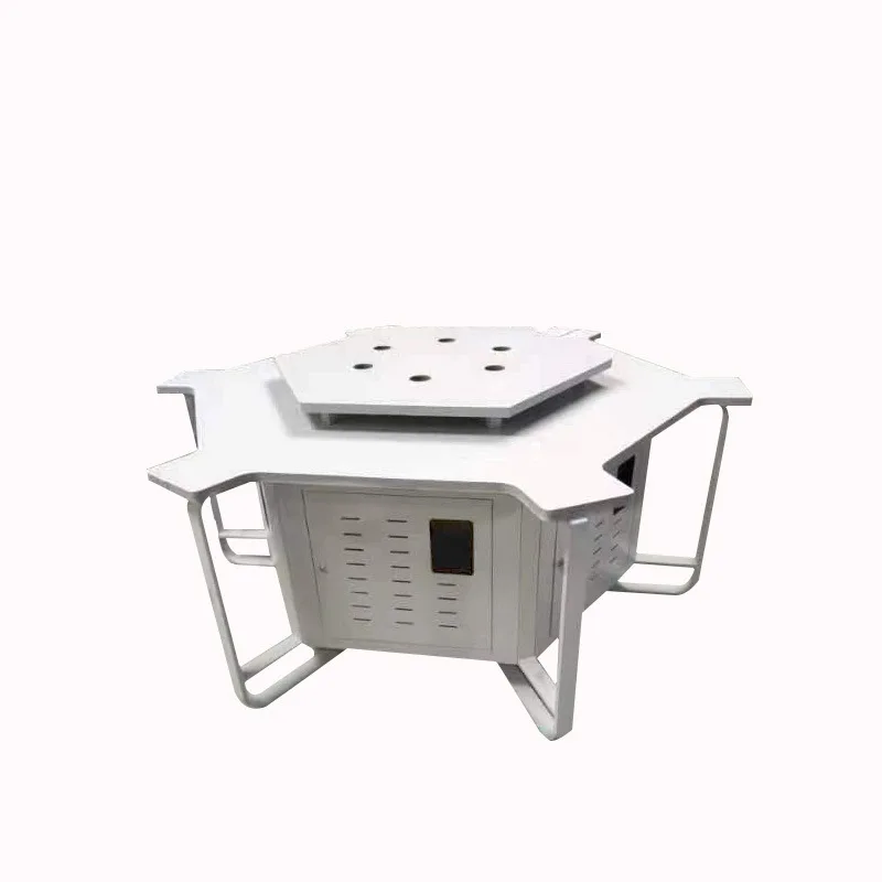 

Reading table hexagonal computer desk classroom splicing combination table and chair