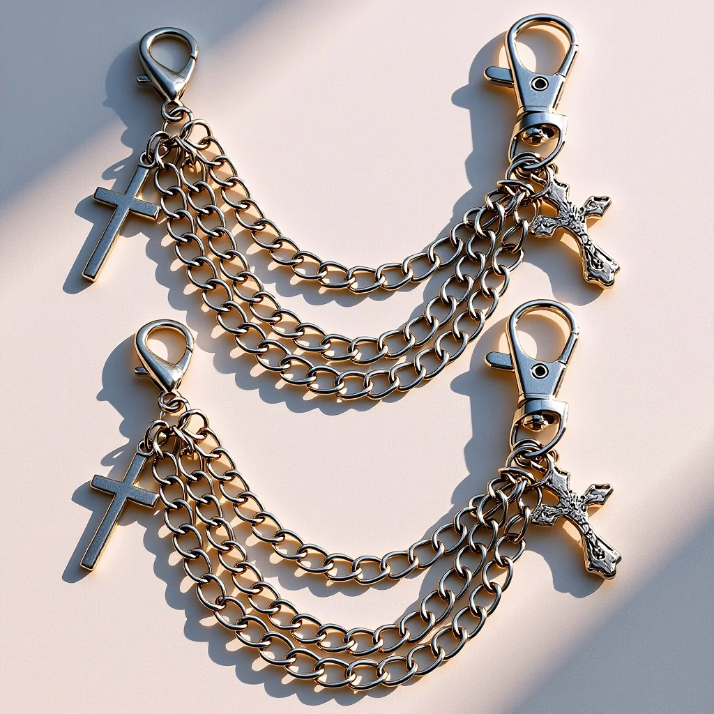 2 قطعة الصليب للأحذية سلسلة الأحذية الديكور التمهيد سلاسل النساء الأحذية سلاسل المجوهرات الغربية للنساء راعية البقر حذاء رياضة اكسسوارات