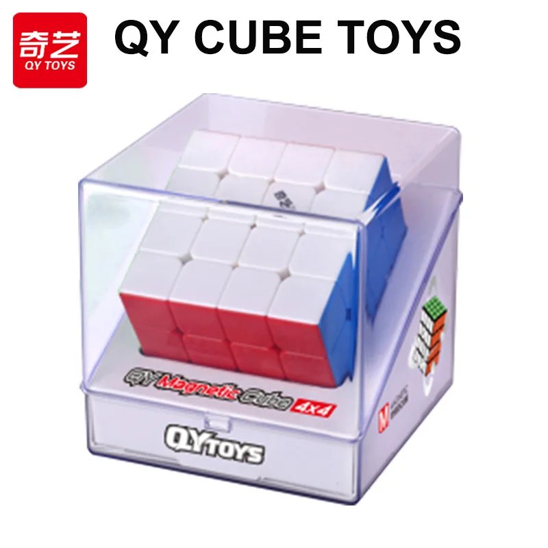 QiYi Speedcube 4x4x4 Magnetic Magic Cube 3x3x3 2x2 5x5 Pyraminx Professional Speed Puzzle Children\'s Fidget Toys QY Cubo Magico