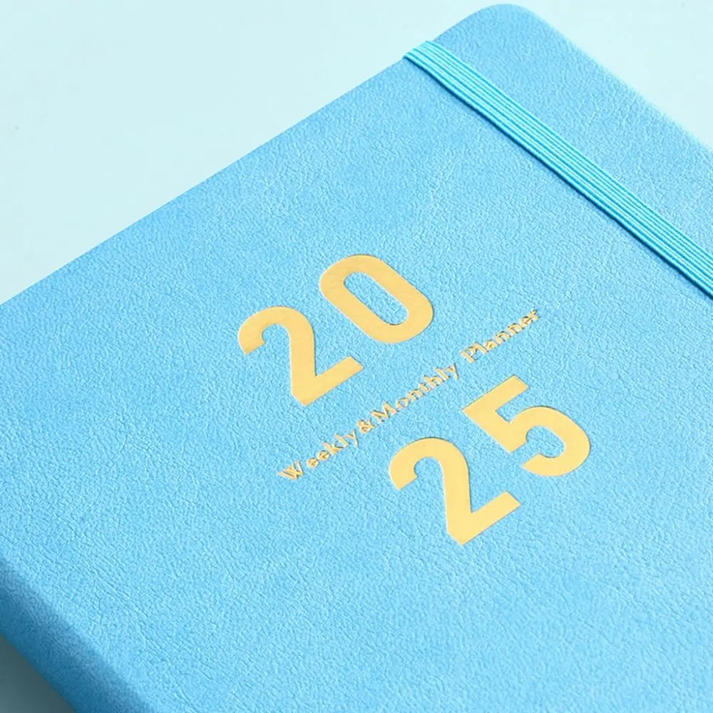 A5 2025 Agenda Planner Notebook 176 pagine Semplice 12 mesi Planner Notebook Carta Creative 2025 Journal Notebook