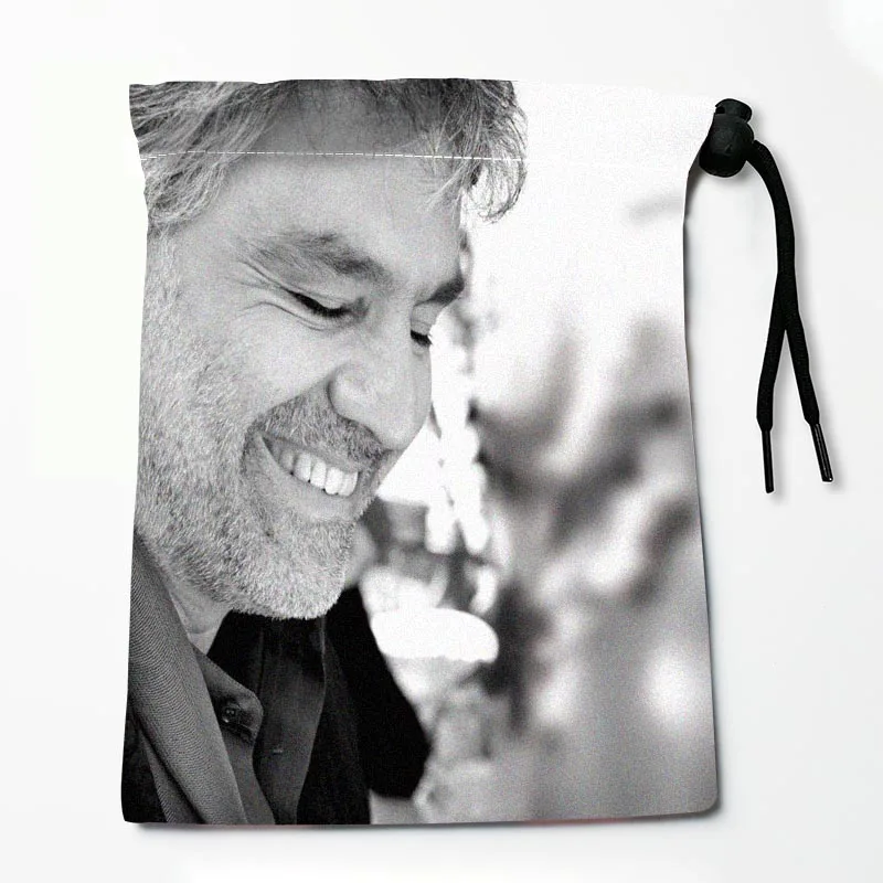 Andrea Bocelli Drawstring Bags Peach Skin Storage Bag Gift Candy Jewelry Organizer Cosmetic Coins keys Bag