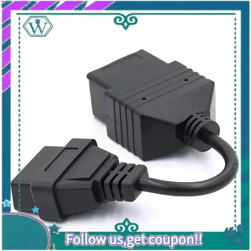 

AA92-автомобильный кабель OBD II для Toyota 17-контактный на 16-контактный OBD 2 женский диагностический разъем для Toyota 17-контактный адаптер OBDII