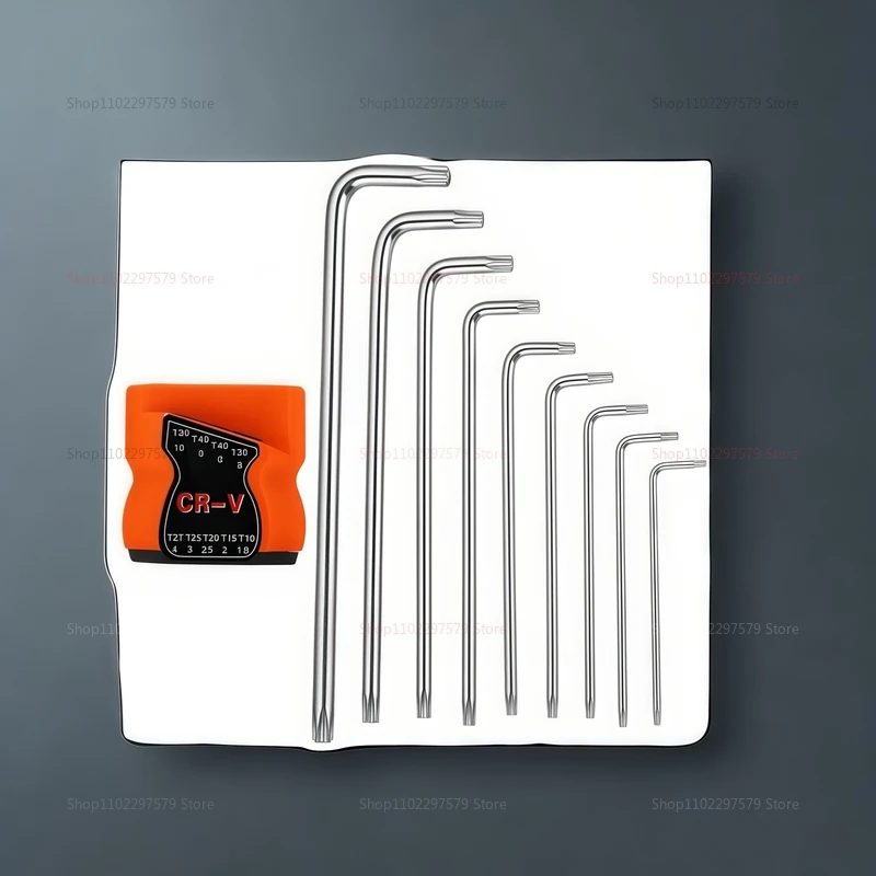 9 قطعة L نوع مزدوج نهاية مفك عرافة مفتاح ألين مجموعة توركس وجع مفك بت ستار المفك مفتاح أدوات يدوية مفك مجموعة