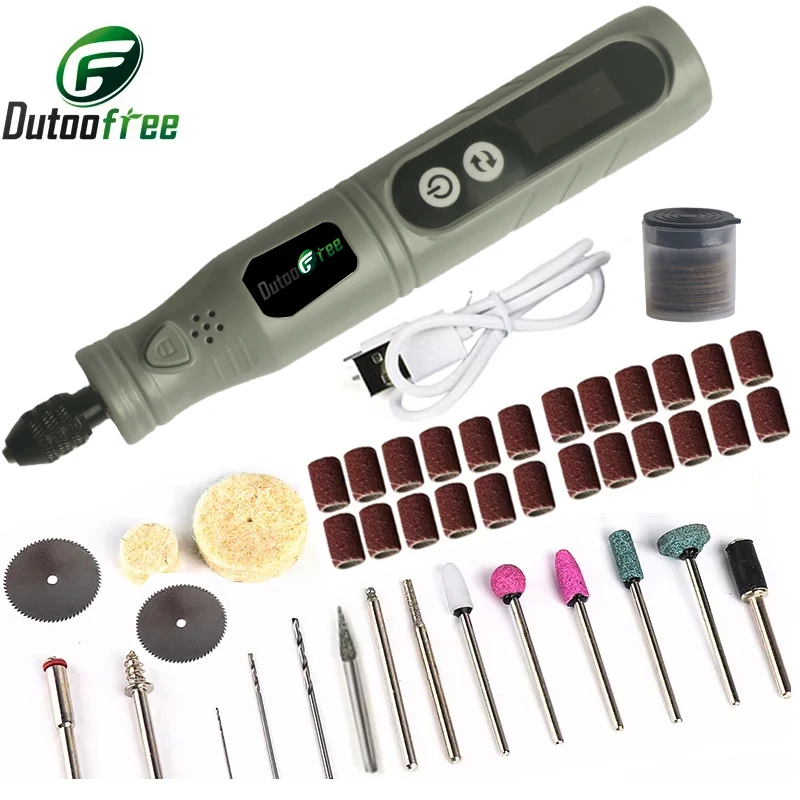 

3,7 В USB аккумуляторная дрель-шлифовальный станок перезаряжаемый гравировальный станок с легкой гравировальной ручкой 6-скоростная маленькая дрель-электроинструмент