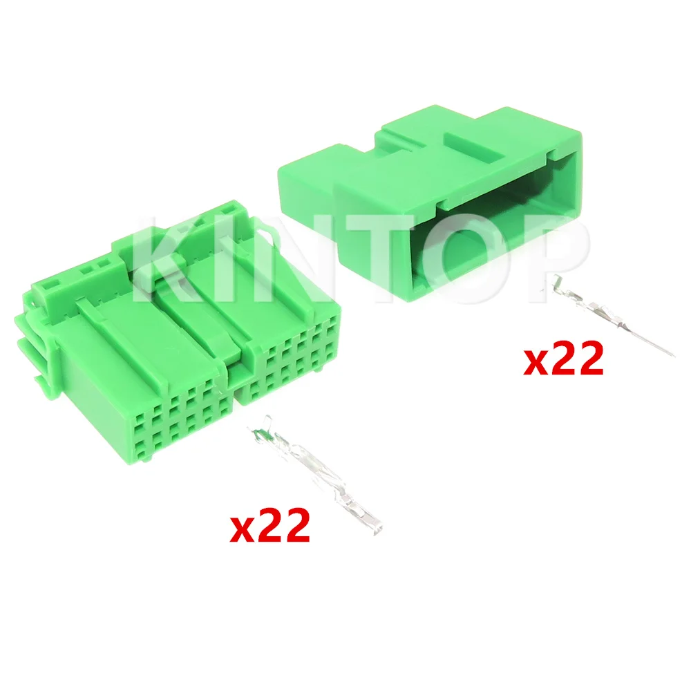 1 Set 22 Pins IL-AG5-22P-D3C1 Car Unsealed Socket AC Assembly For Honda Automobile Instrument Electric Wire Plug IL-AG5-22S-D3C1