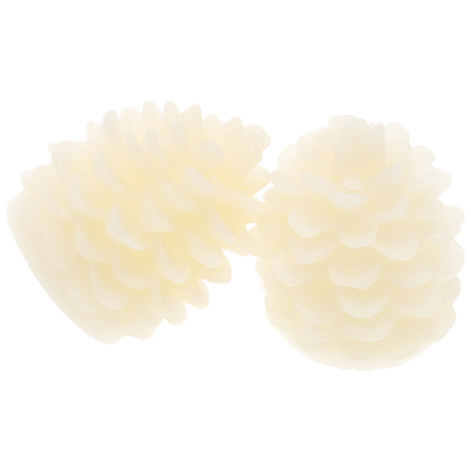 2 قطعة LED عديمة اللهب الشمع الصنوبر المخروط أضواء رومانسية دافئة الأصفر ليلة مصباح الطرف الديكور مريح المنزل مهرجان الخفيفة #4