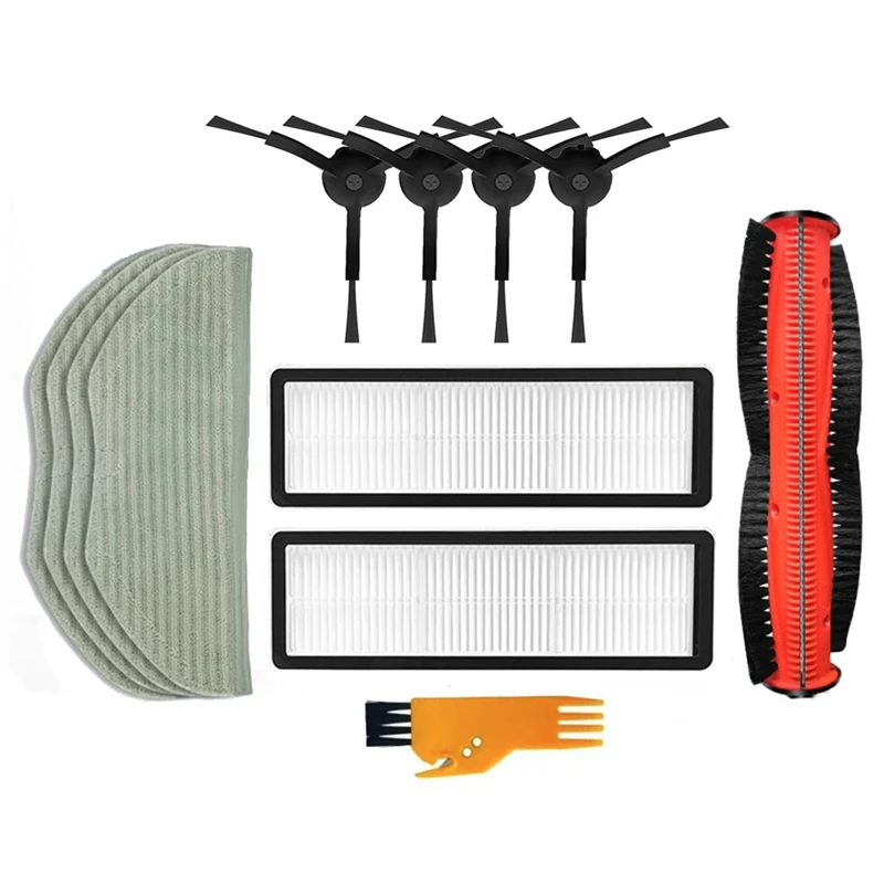 

For Xiaomi S10T STFCR01SZ Robot Vacuum Cleaner Main Side Brush Filter Mop Cloths Replacement Accessories