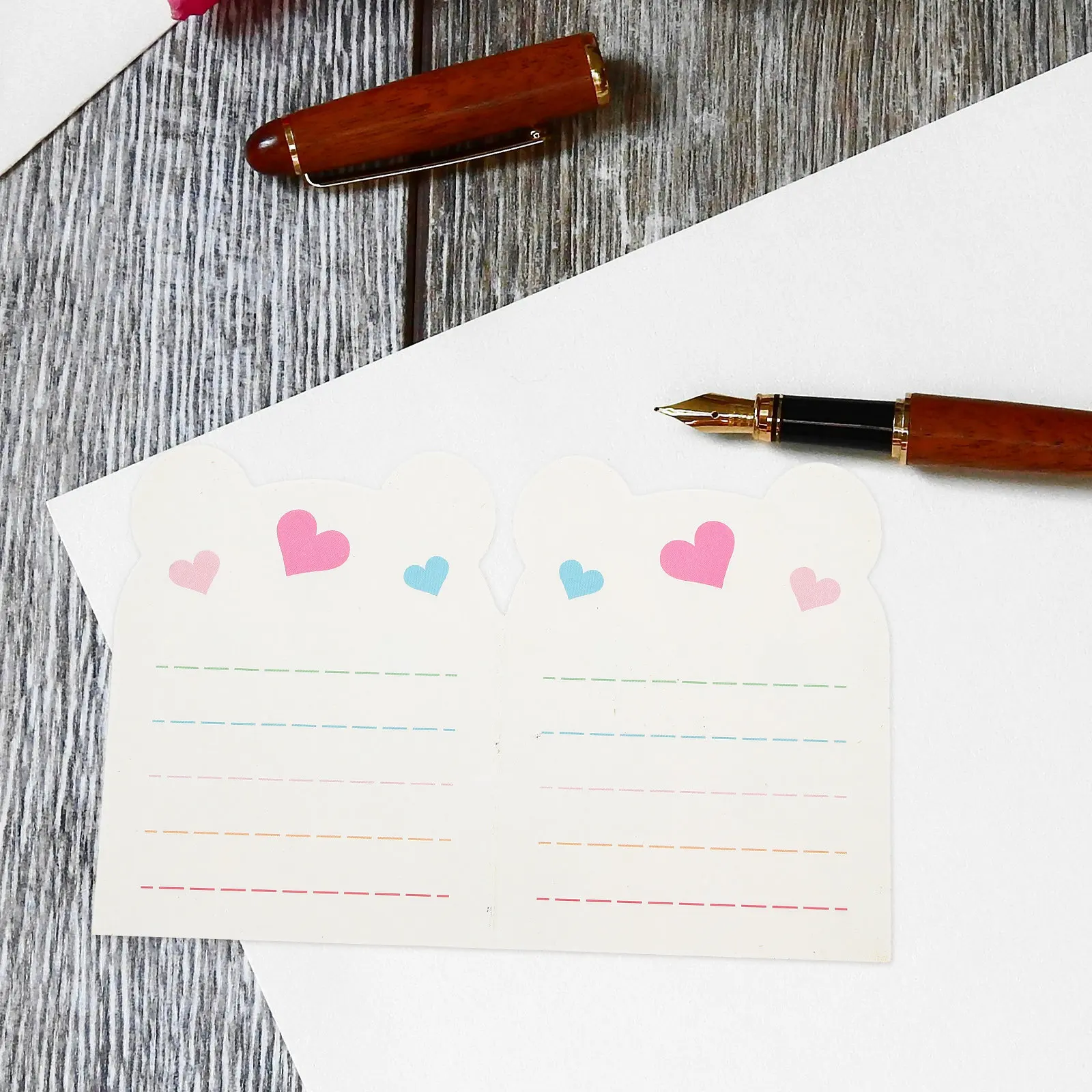 

100Pcs Cartoon Deer Thank You Cards Bulk Ideal Baby Showers Birthdays Small Business Appreciation Blank Cards Envelopes