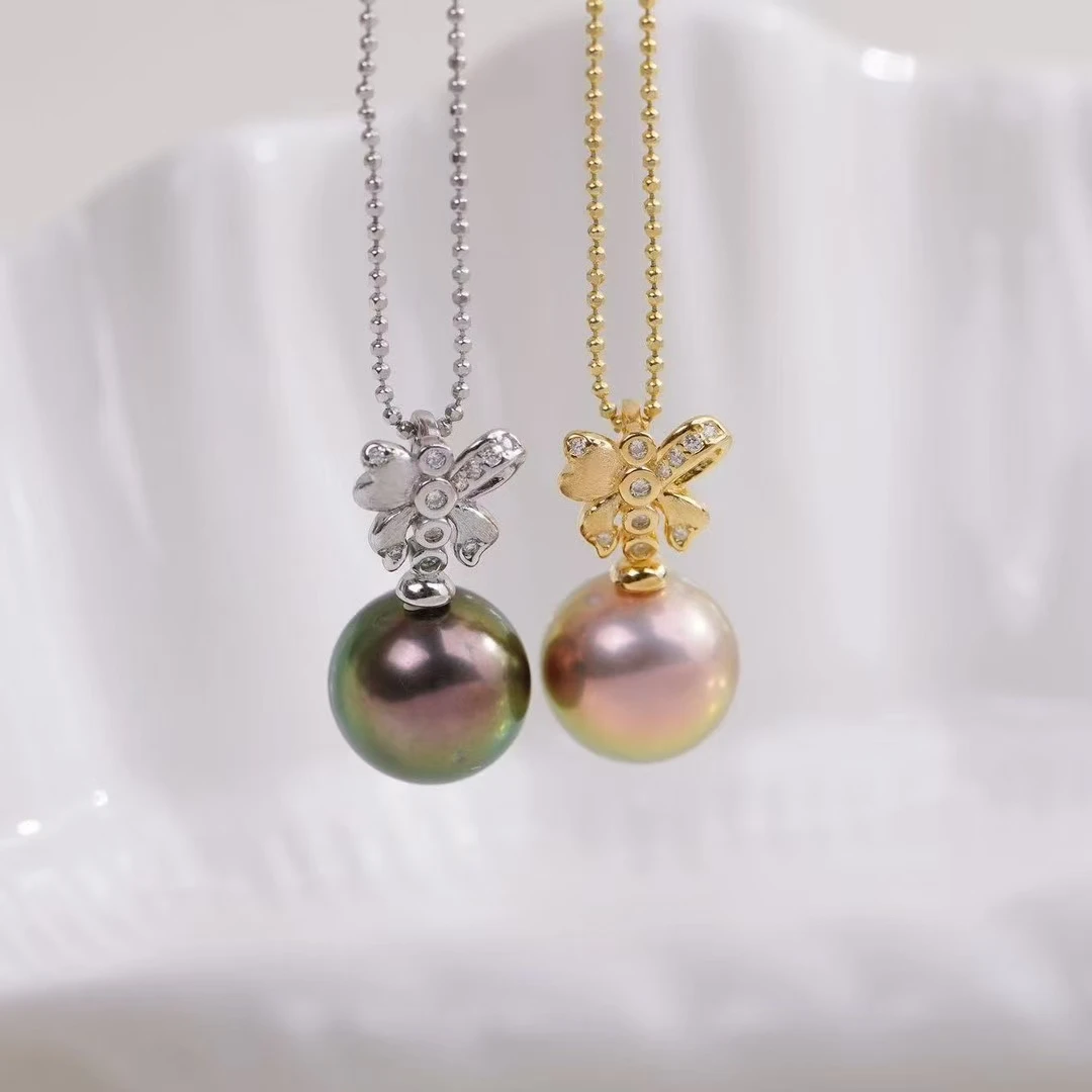 

Wholesale 925 Sterling Silver Pendant Mounts Base Findings Settings Mountings Jewelry Fittings for 11-12mm Pearls 3pcs/lot