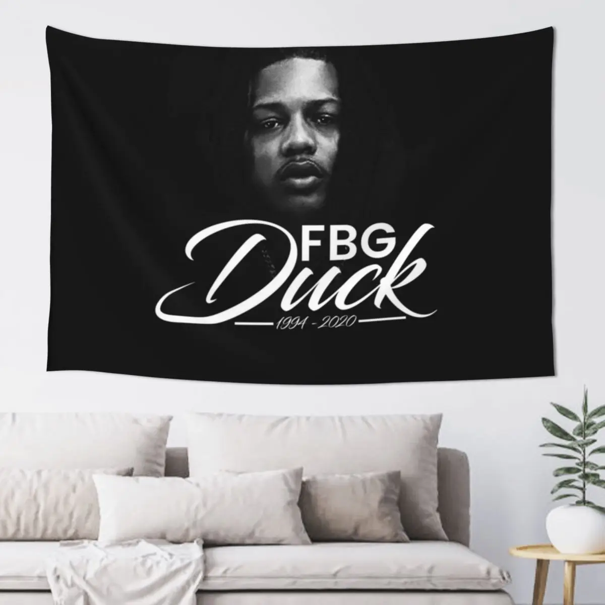 

RIP FBG Duck Classic Tapestry Carpet On The Wall Aesthetic Room Decoration Tapestry