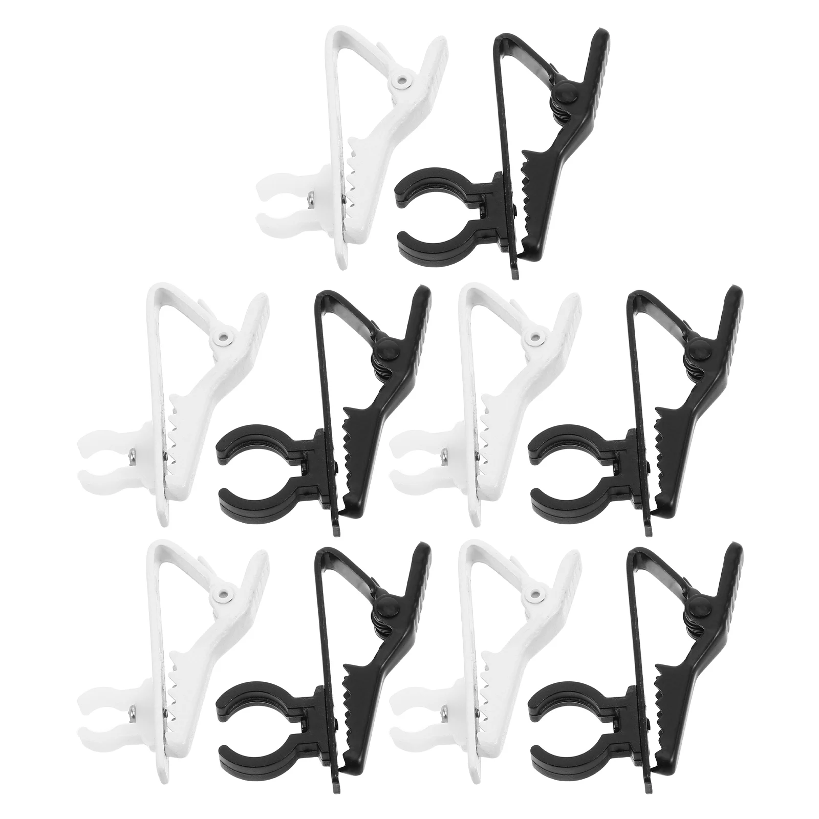 

Microphone Clip Lapel Holding Clips Bracket Lavalier Plastic Collar for Women Tie