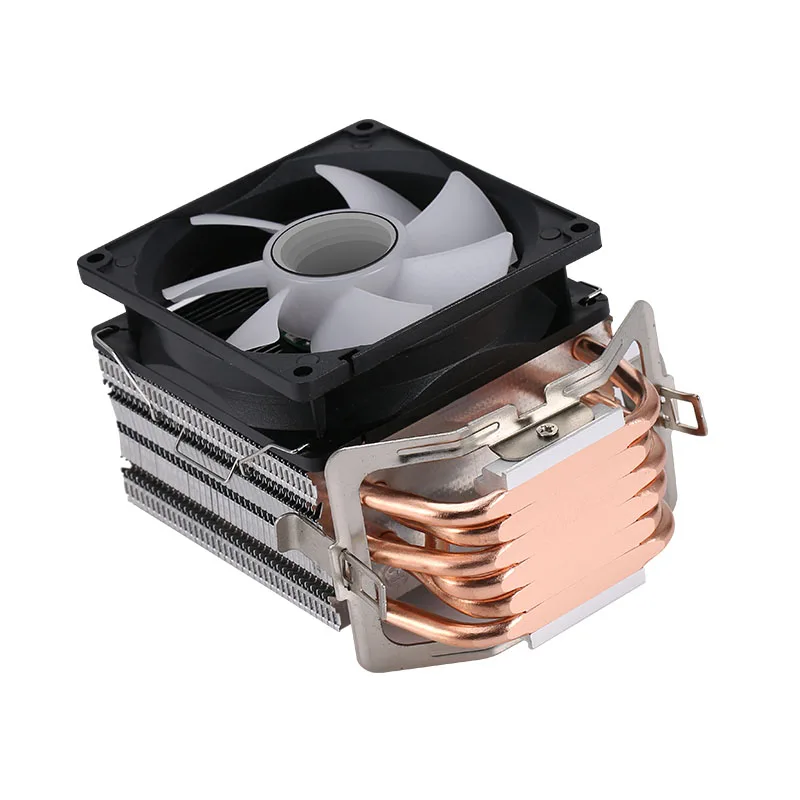 HNHU x99 Kühler Prozessor 2/4/6 Heatpipes Effizienter CPU-Lüfter 90mm 4-Pin PWM Installation LGA2011 2066 2099 AM4 AM5 1200 1700 115X 1851