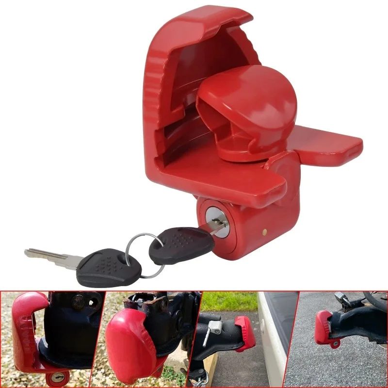 Universal Type Car Yacht Marine Trailer Hitch Lock Anti-Theft Lock Hitch Device Connection Trailer Assembly Towing Anti-Theft