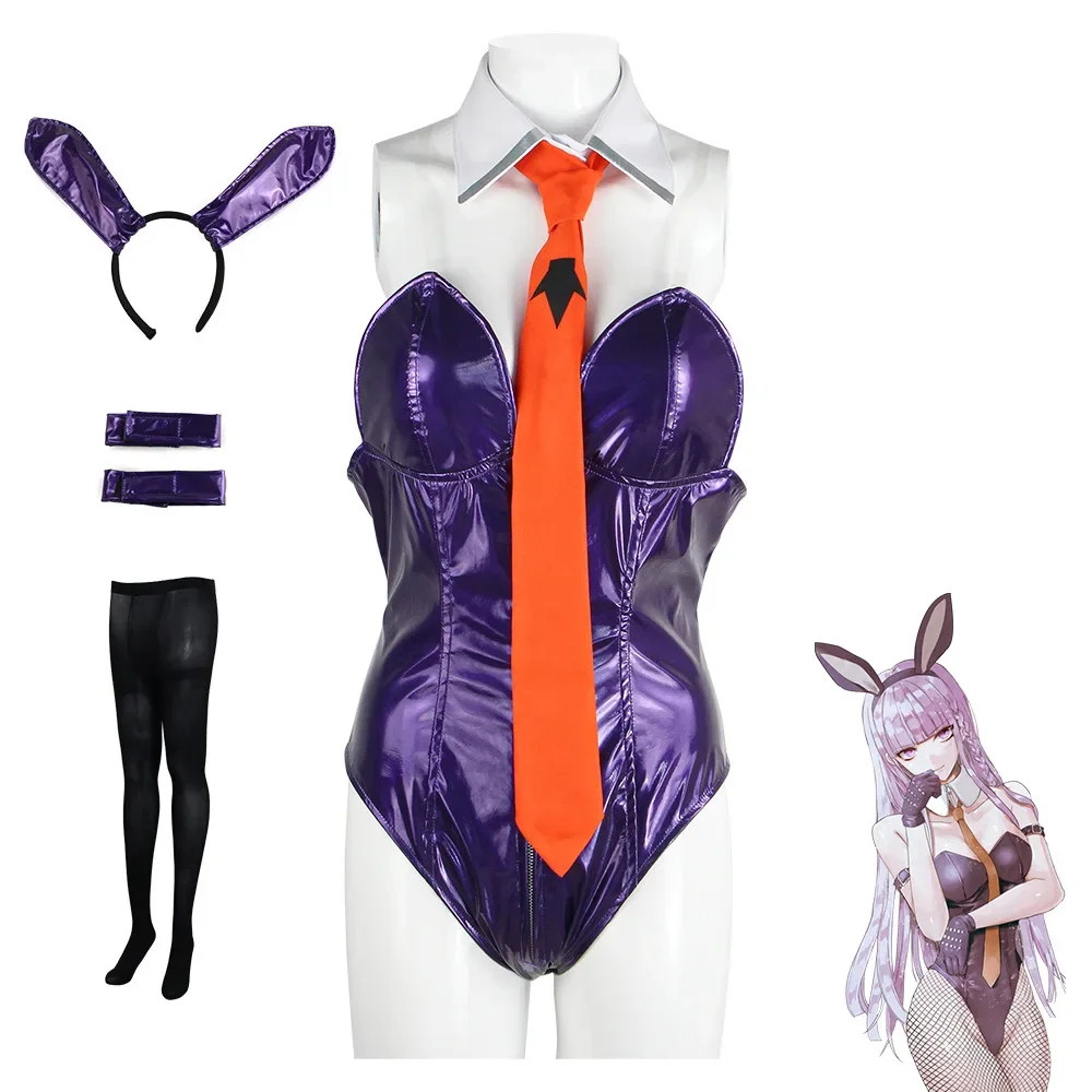 Anime Danganronpa Cosplay Kirigiri Kyōko Sexy Bunny Costume