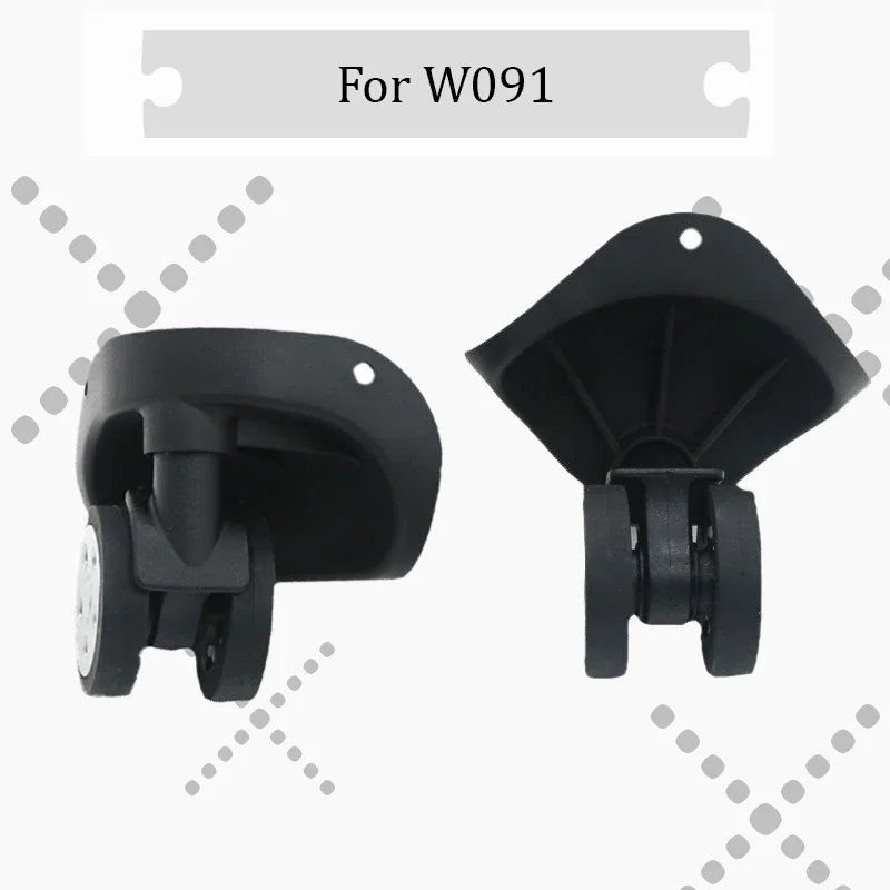 

For W091 【Ultra-Quiet Swivel Casters】Luggage Wheel Replacement Parts 360° Rotation Wear-Resistant Silent Easy Replacement