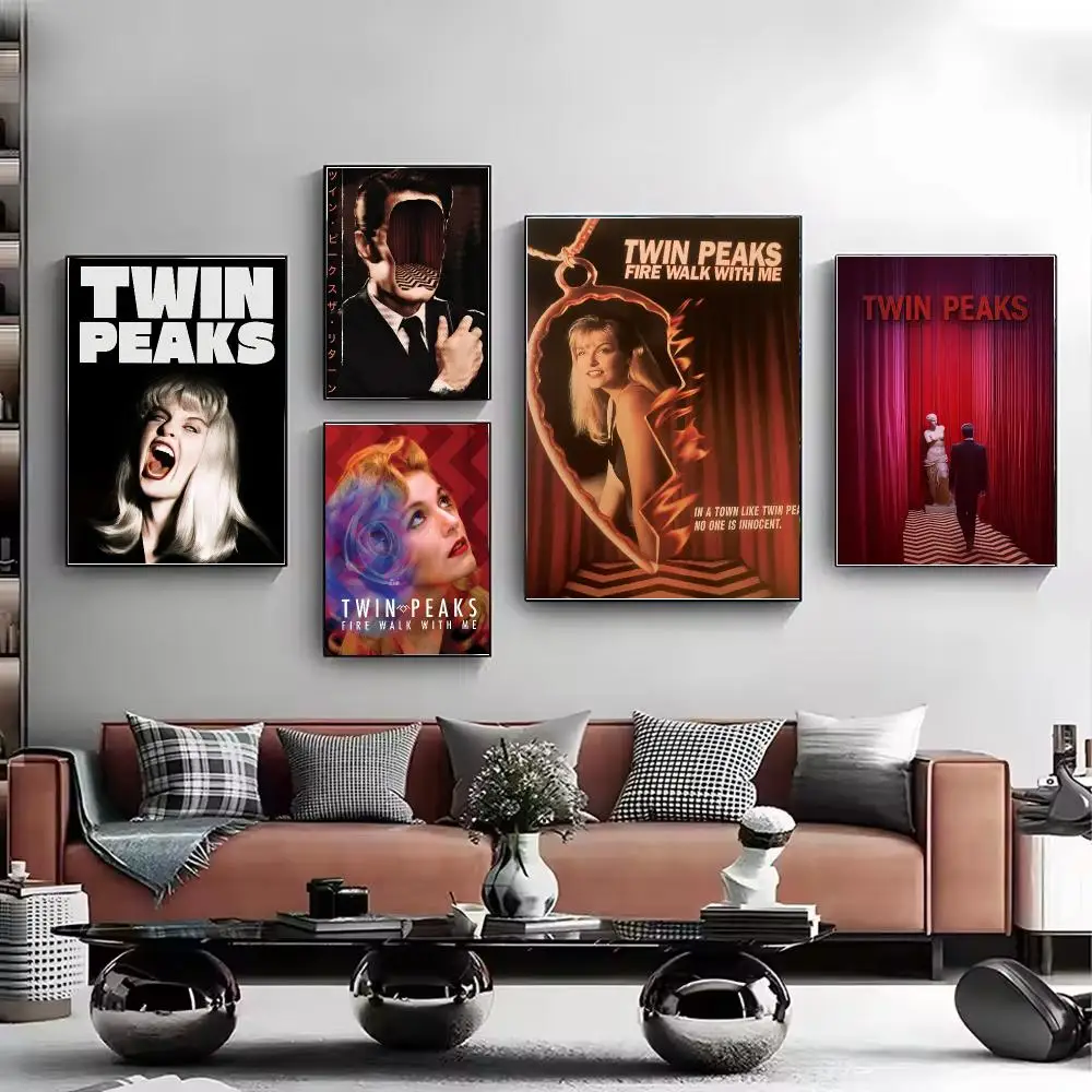 Drama Twin Peaks Poster HD Decorative Wall Art Aesthetic Home Decor for Living Room Bedroom Café Office Modern Stylish Gift