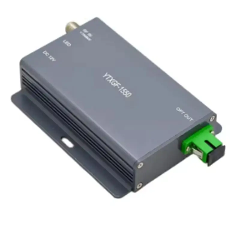 B04B-1550Nm FTTH CATV Mini Optical Fiber Transmitter SC/APC Connector Output Optical Power 10Mw EU PLUG