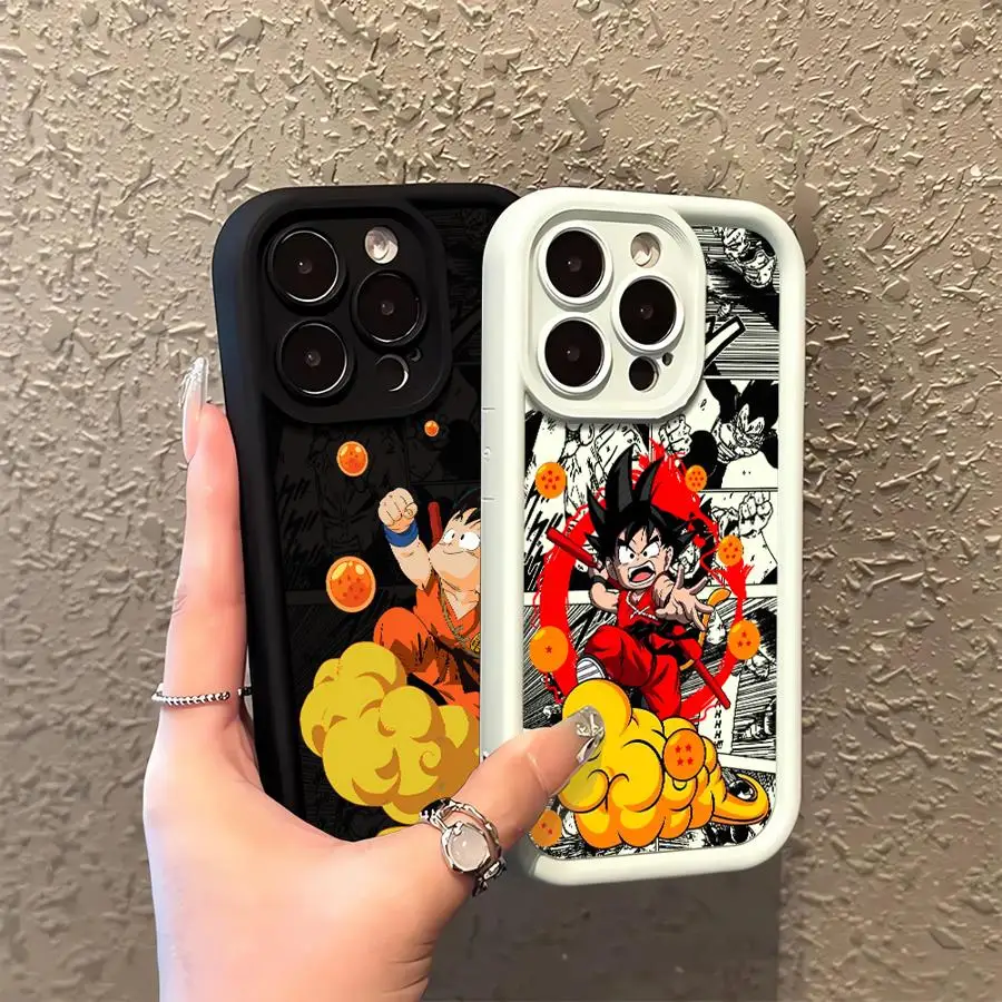 Phone Case For Xiaomi Redmi Note 15 14 13 12s 12 11 10 9s 9 8 7 A5 Pro Plus 4G 5G Soft TPU Back Cover Dragon Ball Cool