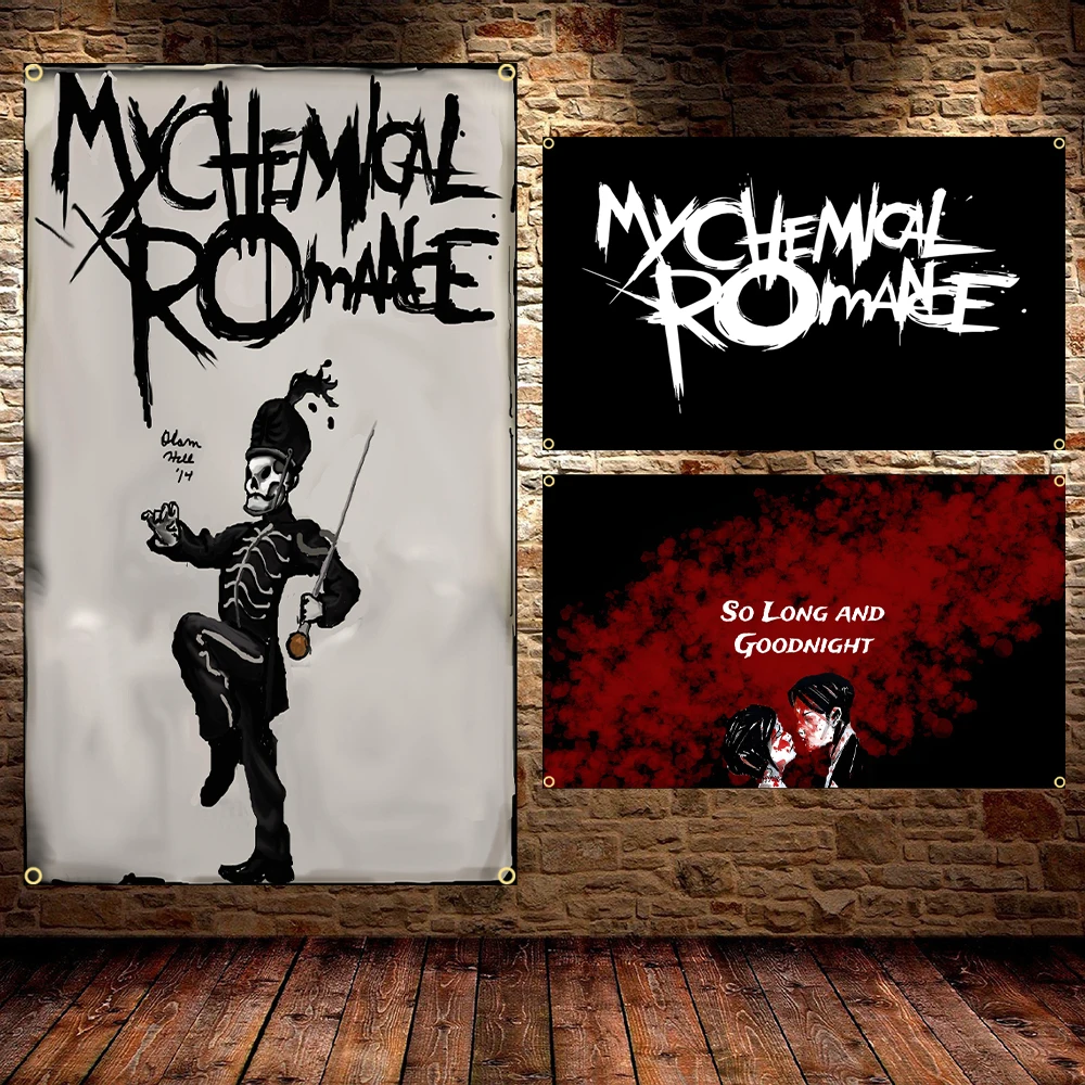 90X150CM 3X5Ft My Chemical Romances Flag Polyester Printing punk band Banner For Decor Tapestry