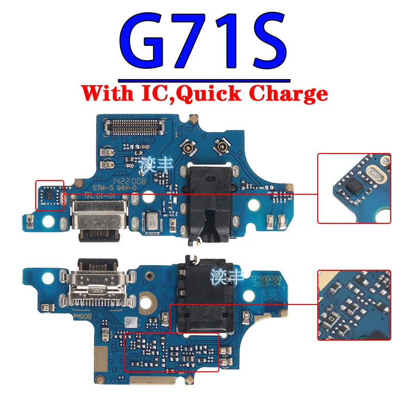 Usb Dock Charger Connector Ports for Motorola Moto G31 G41 G32 G42 G52 G62 G72 G82 G51 G71S G22 5G Charging Board Module Flex