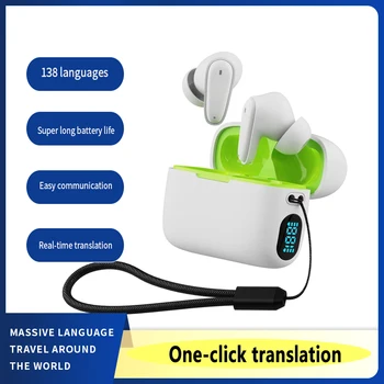 Smart Bluetooth translation headset simultaneous interpretation Bluetooth call translation headset conference photo translator