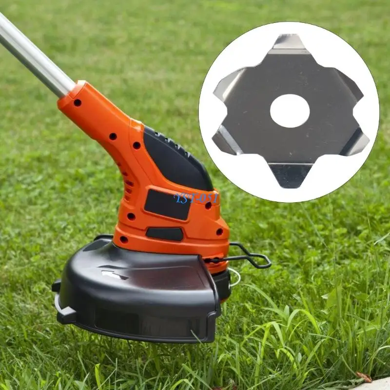 E15A ملحق مثقاب قاطع العشب الصلب يقلل من تراكم الحطام لعمل القص الأكثر سلاسة #5